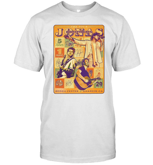 Oct 29, 2023 Jonas Brothers Anaheim, CA Event Shirt