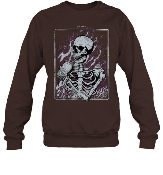 Kris Collins I'm Fine Crewneck