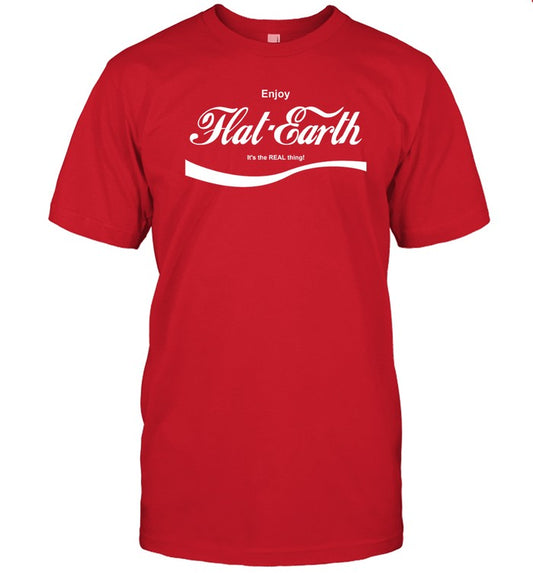 Shirt Enjoy Flat Earth The Real Thing