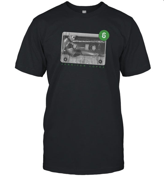 Jennifer Lopez On The 6 Vintage Cassette Shirt