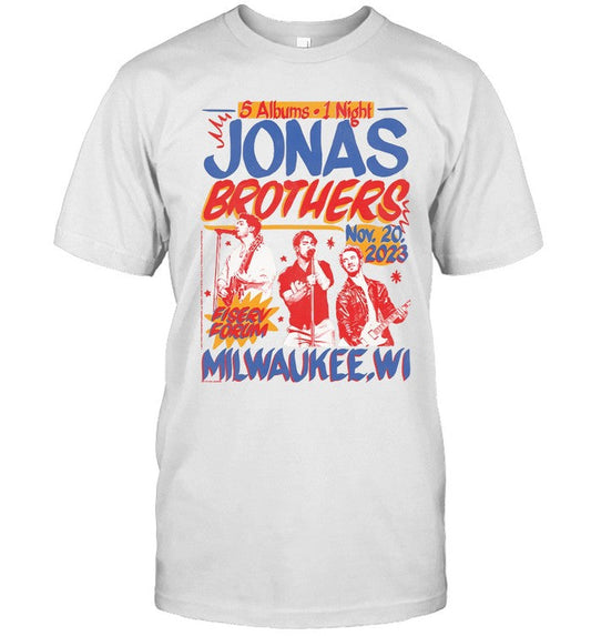 Jonas Brothers Nov 20, 2023 Fiserv Forum Milwaukee, WI Shirt