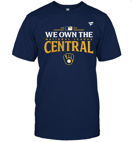 Milwaukee Navy 2024 NL Central Division Champions Shirt