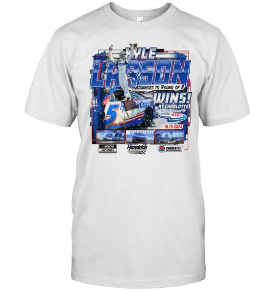 Kyle Larson 2024 Bank of America Roval 400 Race Win Shirt