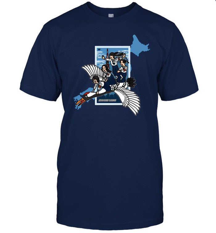 Atarashii Gakko Navy Crane Tee