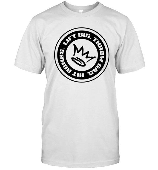 Lift big throw gas hit bombs recovery shirt