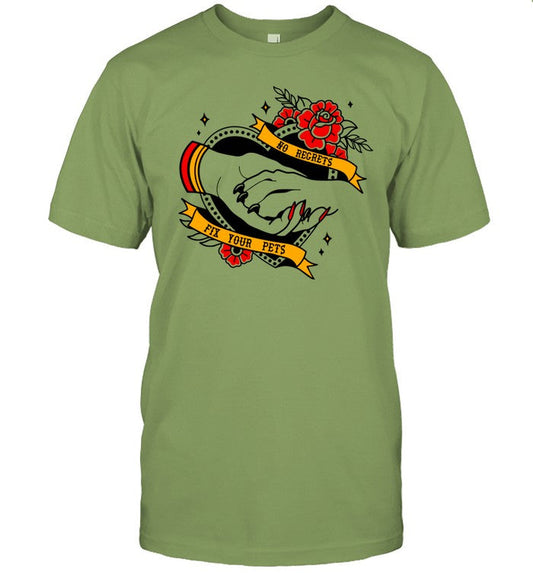 Matthew Speer No Regrets Fix Your Pets Shirt