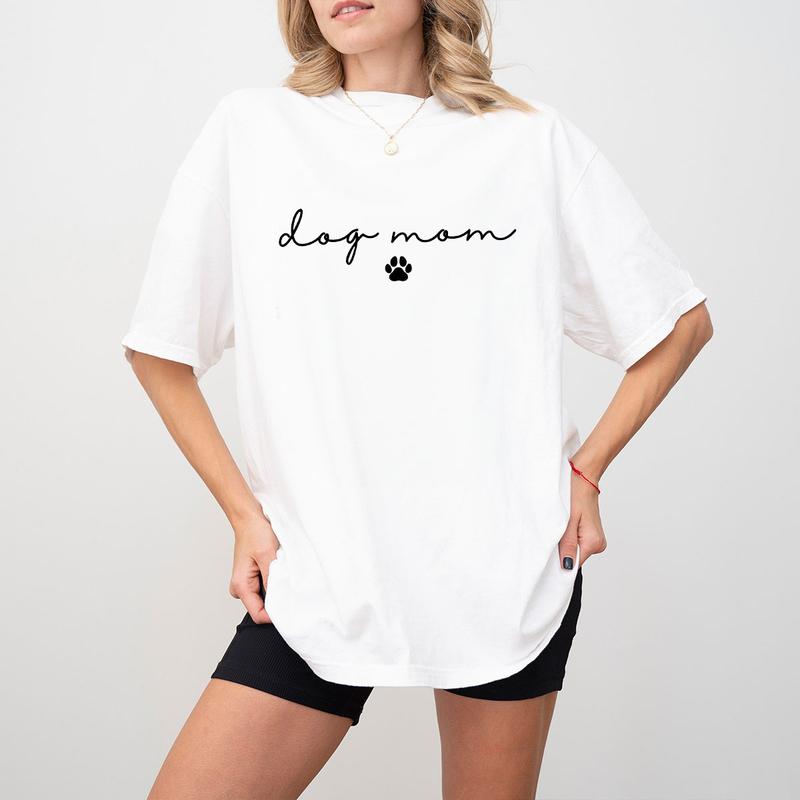 Dog Mom Shirt, Dog Mom T-Shirt, Dog Mom Shirts, Dog Mom Tee, Dog Mama Shirt, Dog Lover Gifts, Pet Lover T-shirt, Dog Owner Outfits, Dog Mama Clothing, Dog Mom Women Top