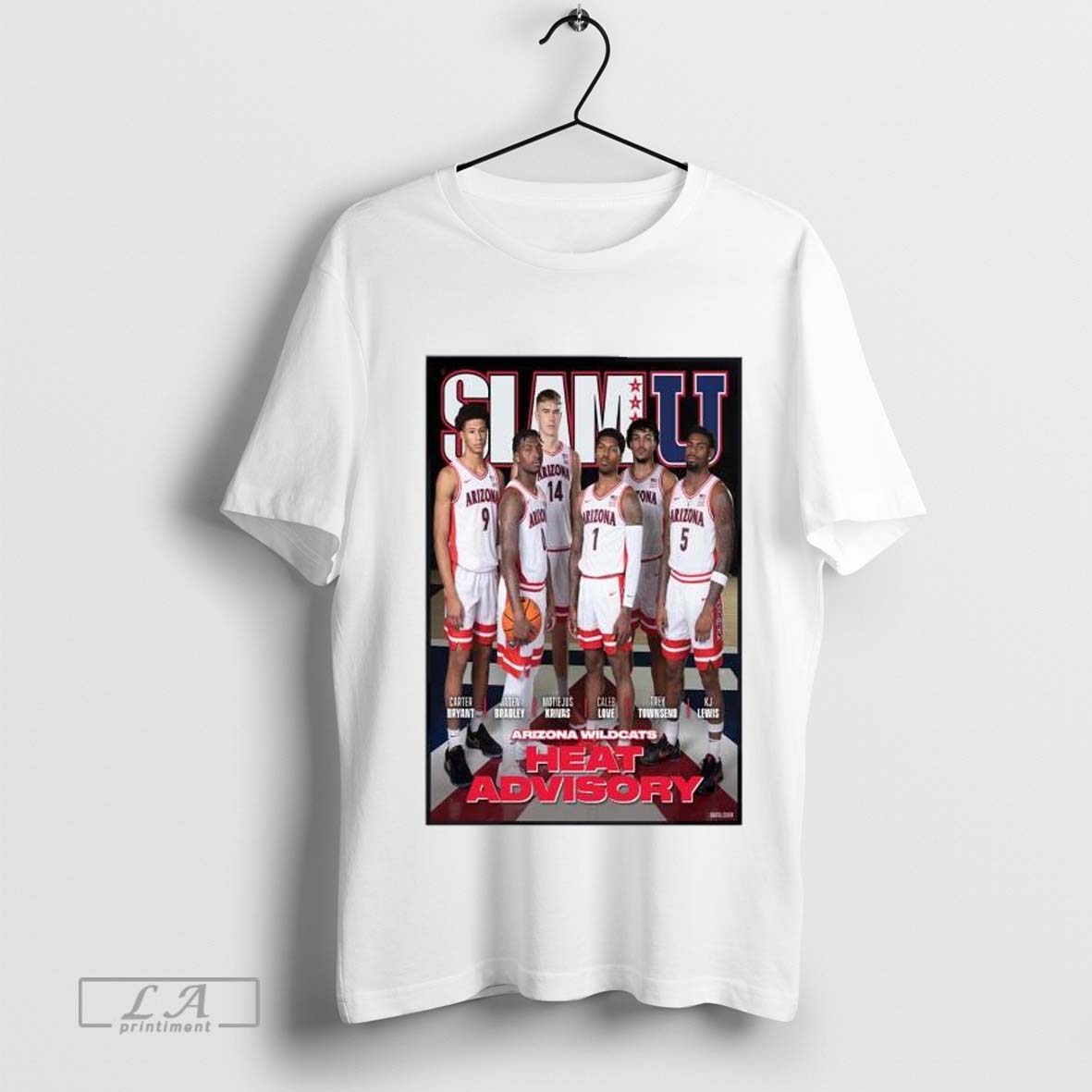 SLAM Cover Poster Arizona Wildcats Heat Advisory NCAA Home Decor Poster Shirt