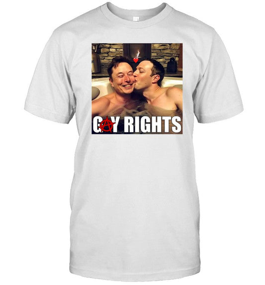Shirt Shrtsthatgohard Elon Musk Kiss Mark Zuckerberg Gay Rights