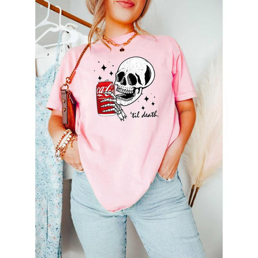 Till Death Cola Sweatshirt, Skeleton Shirt, Halloween Hoodie, Cute Coke Shirt, Skeleton Sweatshirt, Gift For Her, Soda Shirt  T-shirt, sweater and Hoo