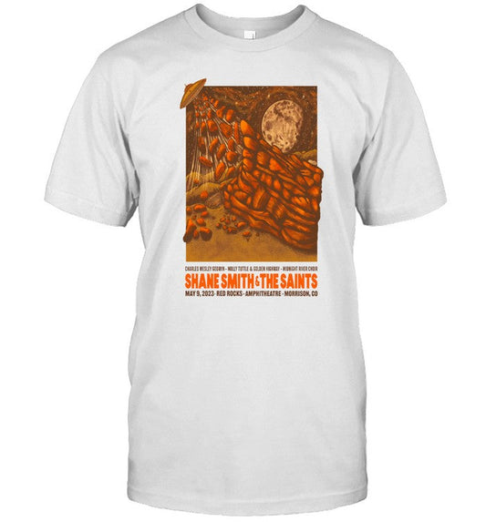 Shane Smith & The Saints Red Rocks 2023 Event Shirt