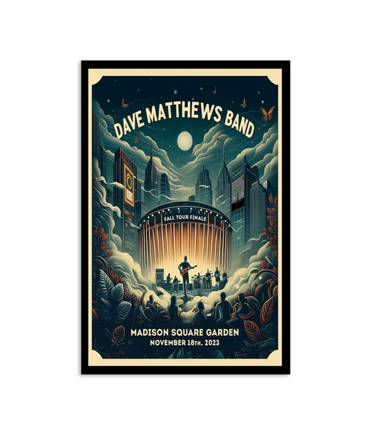 Dave Matthews Band Nov 18, 2023 Madison Square Garden, New York, NY Poster