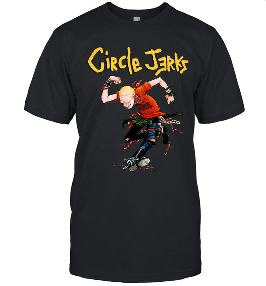 Circle Jerks Full Color Skank Man 2024 New Tee