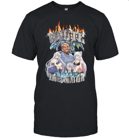 Kanye West Ye White Lives Matter Anime 2022 Tee