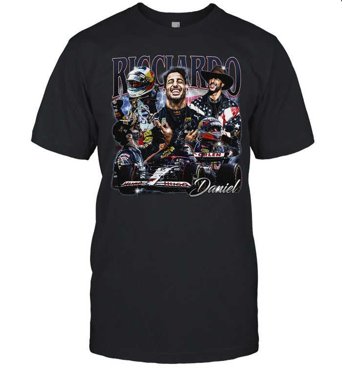 Daniel Ricciardo Shirt, Formula One American Graphic Eras Tour Vintage, 90s Bootleg Fan