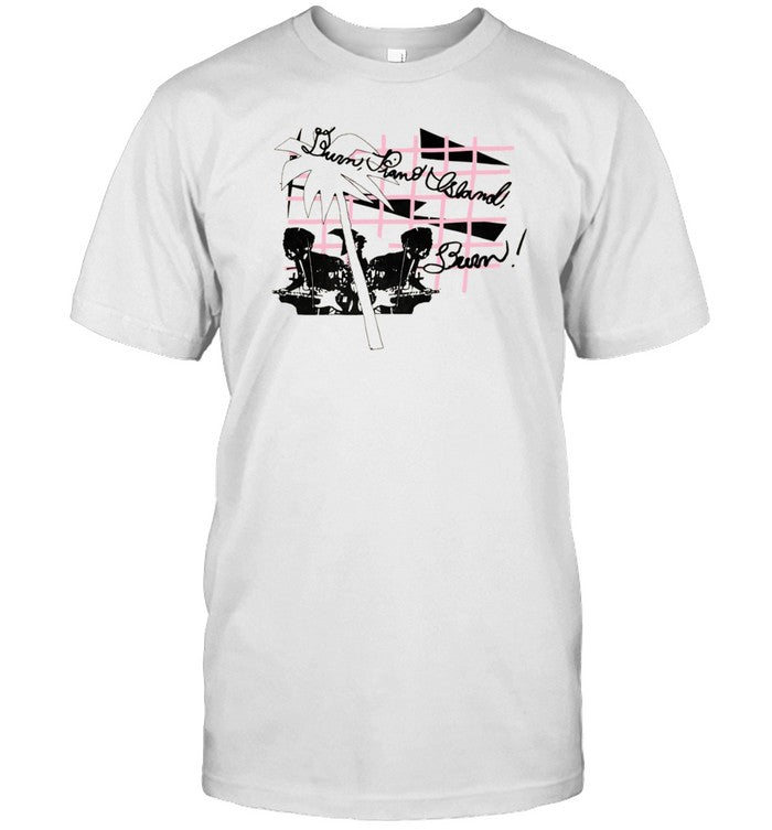 T-Shirt The Blood Brothers Burn, Piano Island, Burn Limited