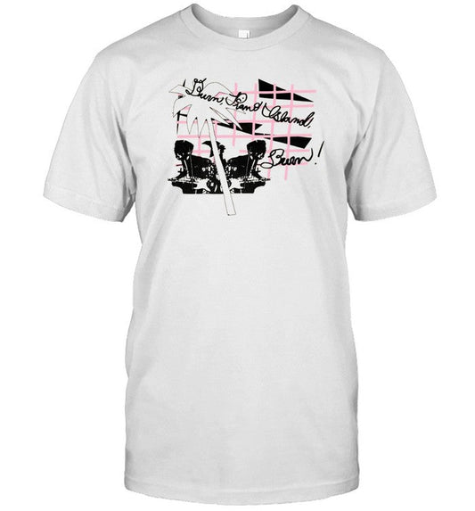 T-Shirt The Blood Brothers Burn, Piano Island, Burn Limited