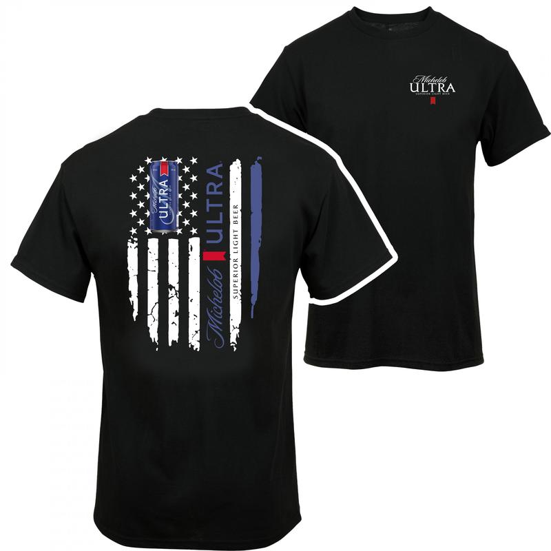 Michelob Ultra Superior Light Beer T-shirt - 2 Side - Adventure Ready - Non-gender Specific - Fashion For All Tastes - Colorful Varieties - From Small
