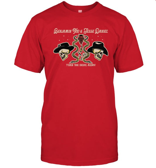 benjamin tod and jesse daniel turn the devil away shirt