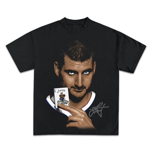 NIKOLA JOKIC JUMBO BOOTLEG GRAPHIC T-SHIRT - STREETWEAR