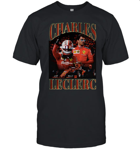 Limited Charles Leclerc F1 Driver Vintage Inspired Shirt