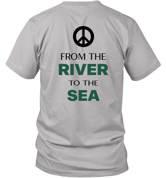 Peace Symbol From The River To The Sea Shirt