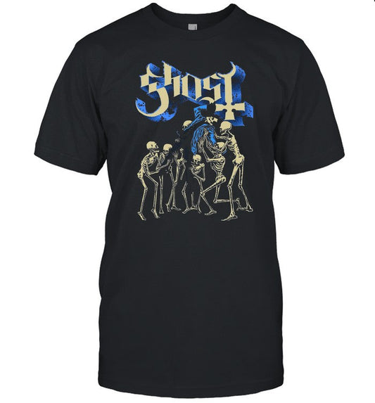 Rose Ghoulette The Nameless Ghouls Ghost Banda Skull Tee