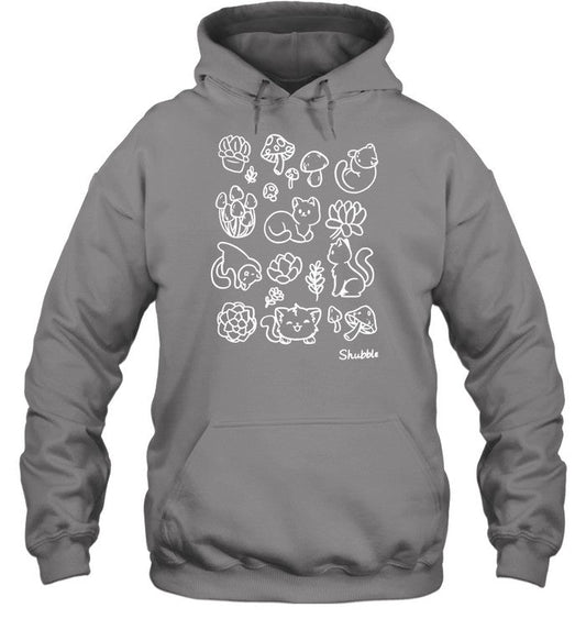 Shubble Cats and Plants Tee