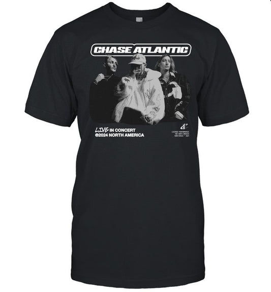 Limited Chase Atlantic Live In Concert 2024 North America Tour Shirt
