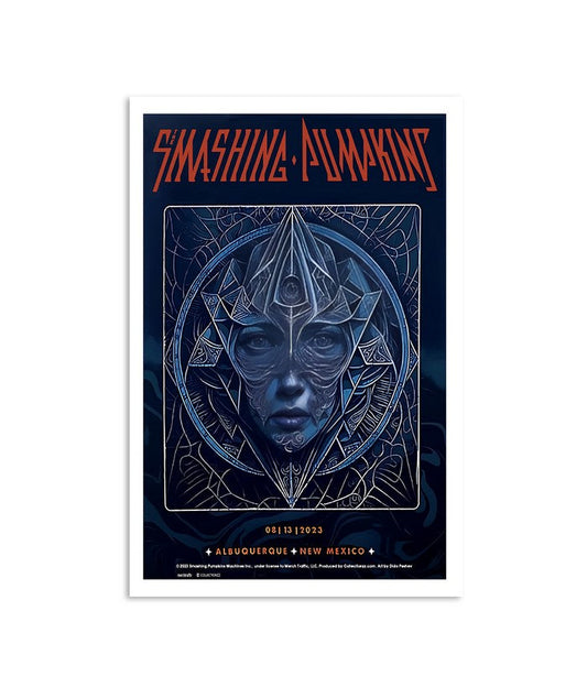 Poster The Smashing Pumpkins Albuquerque New Mexico Aug 13 2023 Limited Edition