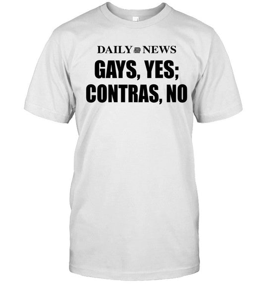 Hayley Williams Daily News Gays, Yes Contras, No gay Pride T-Shirt