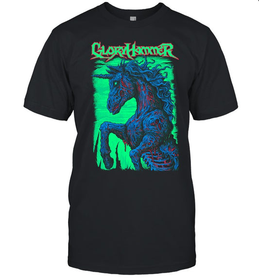 Limited Gloryhammer New Undead Unicorn Shirt