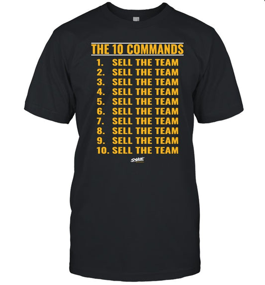Smack Apparel The 10 Commands Sell The Team Limited Shirt