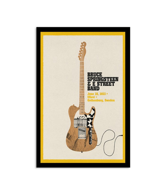 Poster Bruce Springsteen & E Street Band 6 28 2023 Gothenburg, Sweden, Ullevi