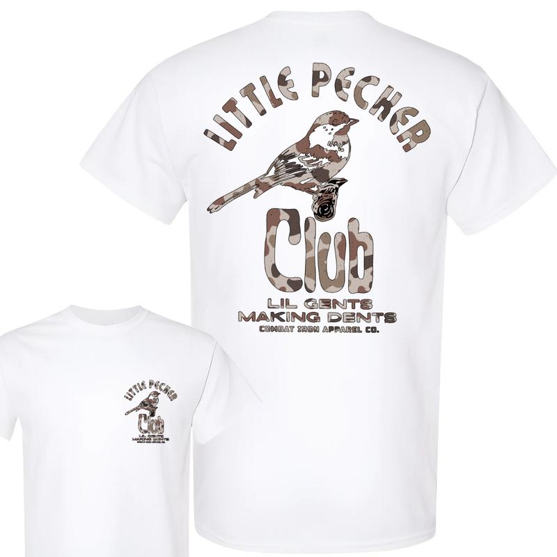 Little Pecker Club Camo T-shirts , LITTLE PECKER CLUB SHIRT - 2side  ,T-shirt For Men , Gift For men , Gift For Women , Funny tee, Camo shirt