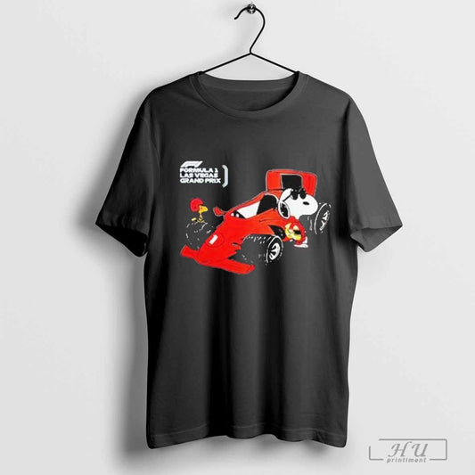 Snoopy F1 Formula Las Vegas T-Shirt