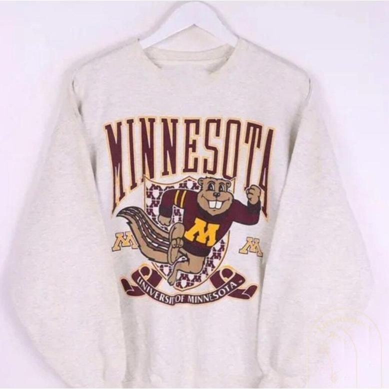 Vintage NCAA Minnesota Golden Gophers Sweatshirt, University Of Minnesota Shirt, NCAA Shirt, Vintage Shirt, Unisex T-shirt Sweatshirt 235376