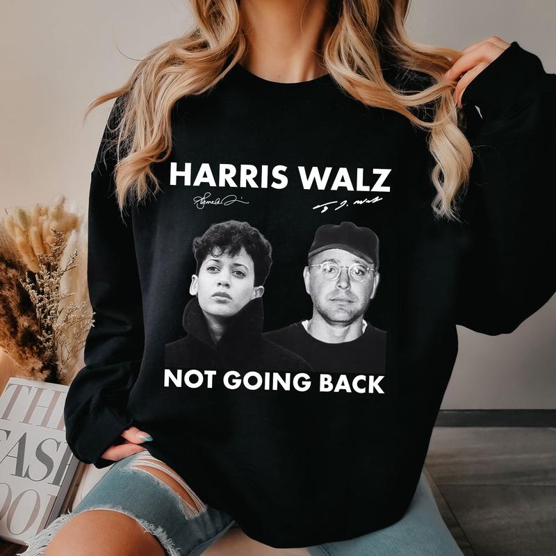 Vintage Young HÃÂ°rris Walz Mug T-Shirts, HÃÂ°rris Walz Not Going Back Shirts