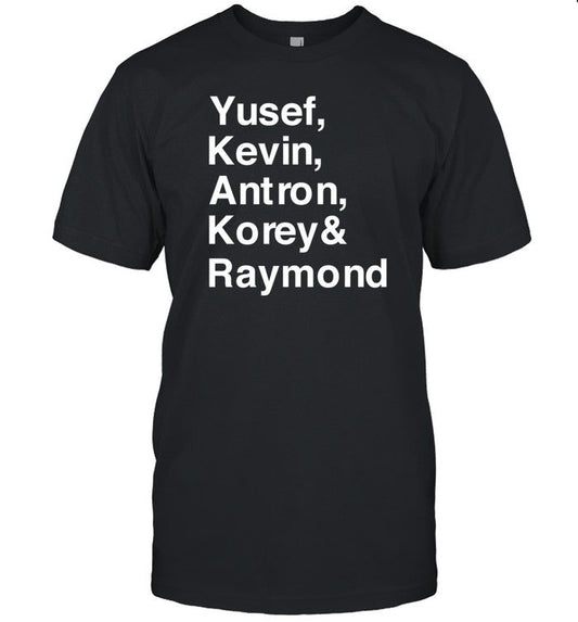 Santanaraymond Wearing Yusef Kevin Antron Korey & Raymond Shirt_1