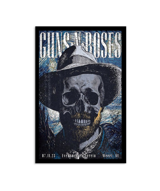 July 11, 2023 Guns N' Roses Evenemententerrein Weert, Netherlands Poster