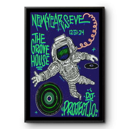Project Lo New Years Eve December 31 2024 The Grove House Mariposa CA Poster