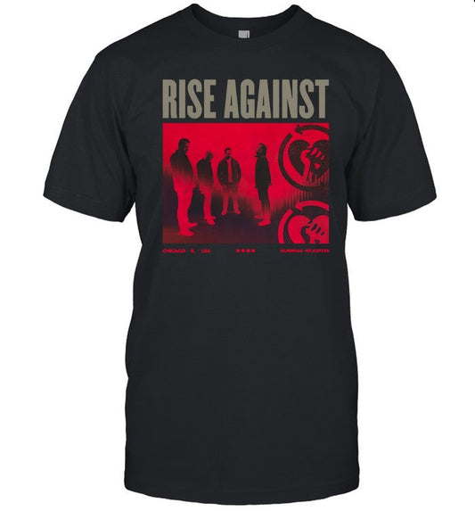 Limited Rise Against Chicago IL Shirt