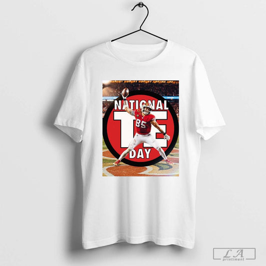 Poster George Kittle San Francisco 49ers National Tight Ends Day The man, the myth, the T-Shirt