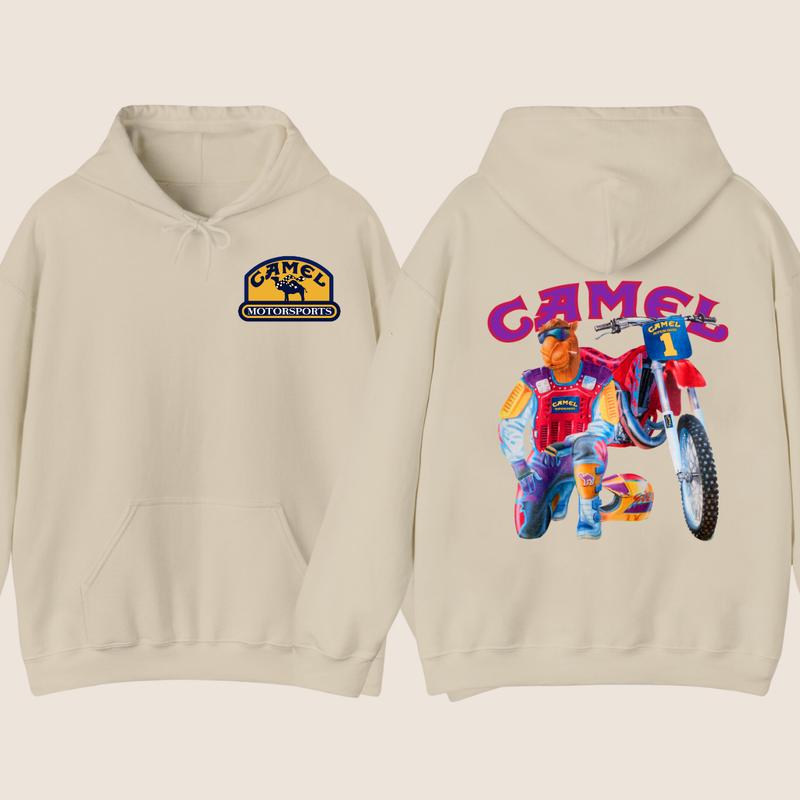 Camel Super Cross Vintage Hoodie & Crewneck, Camel Super Cross Racing 1993 Hoodie &  Sweatshirt, For Men & Women