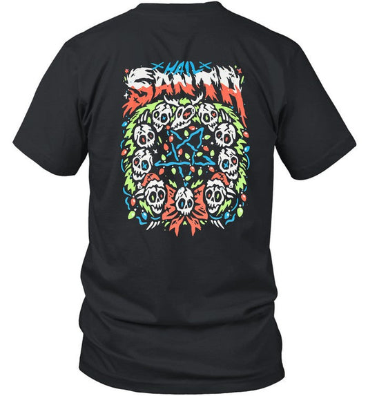 Beautiful Bastard Hail Santa Distressed T Shirt