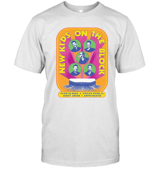New Kids On The Block Tinley Park Event June 15 2024 T Shirt