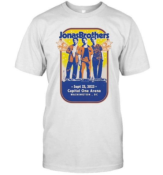 Jonas Brothers Capital One Arena September 23, 2023 Concert Shirt