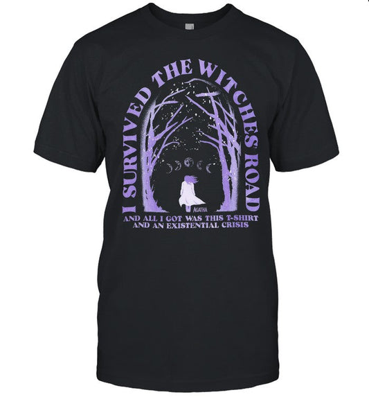 Agatha All Along I Survived the Witches Road T-Shirt