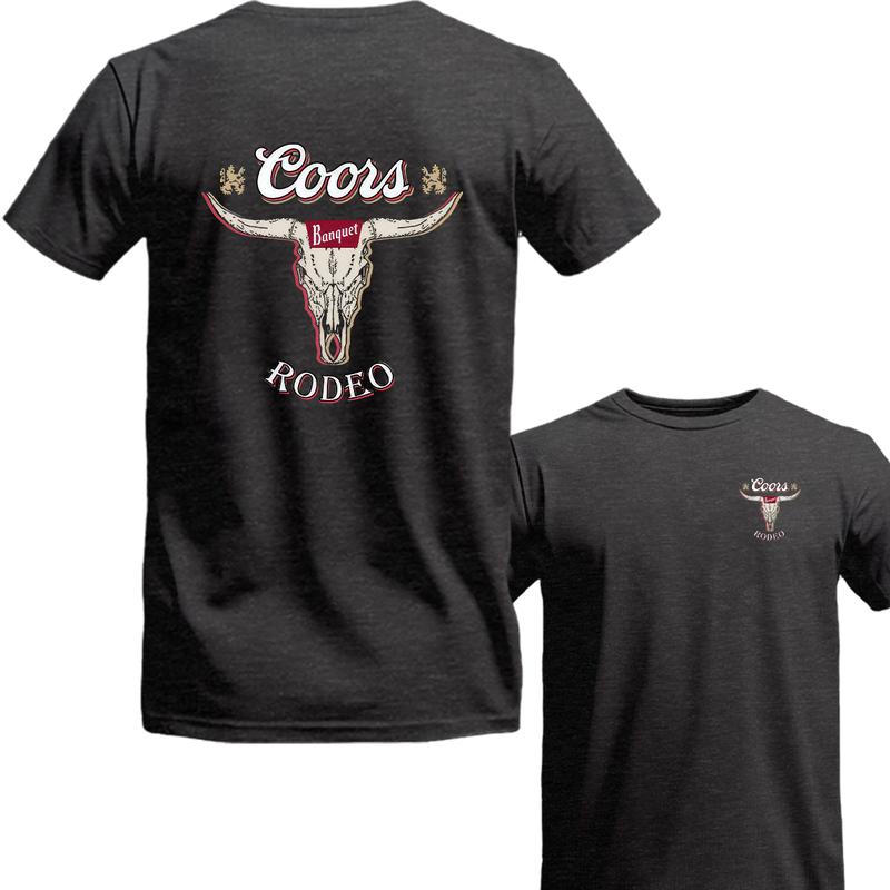 Coors Banquet Rodeo Graphic T-Shirt - Vintage Over Gift For Her Gift 2 Sides TShirt Unisex Shirt Menswear top Underwear Streetwear