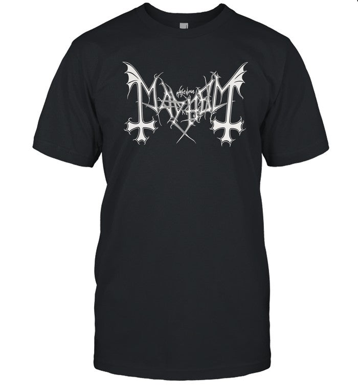 Mayhem Logo T-Shirt Vintage Black